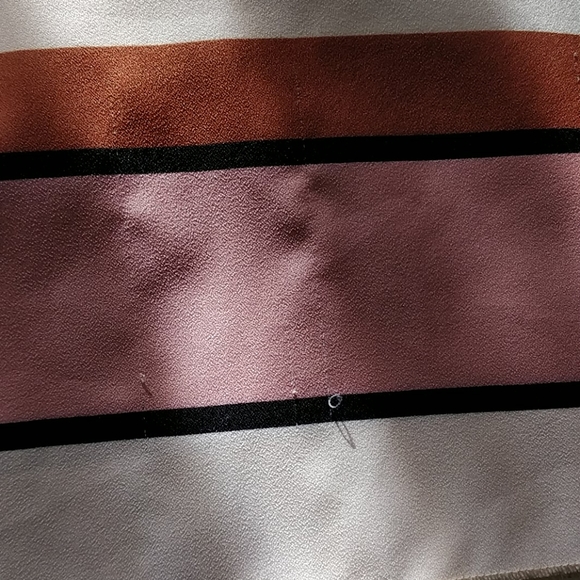 Retro color block baby doll long dress, S - Picture 5 of 6